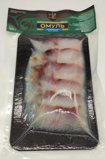 Фото Омуль филе слабой соли нарезка 100гр