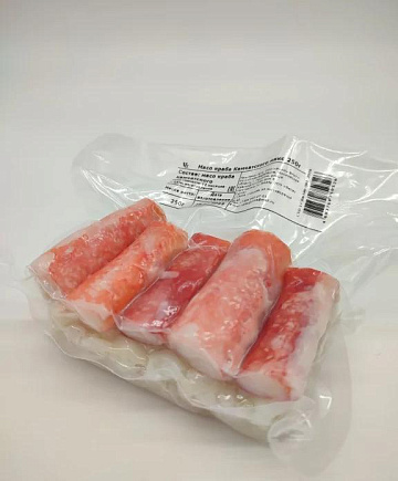 Фото Мясо краба камчатского микс 0,250кг