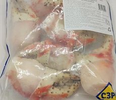СЗРК Краб Камчатский мясо большой клешни на 2-х когтях варено-мороженное 1 кг  