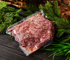 Фарш из мяса северного оленя (с добавлением сала кабана 20%)