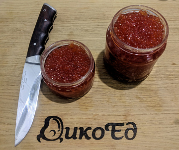 Фото Икра кеты слабосоленая мороженая (250 г.)